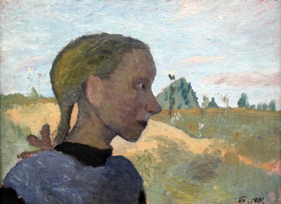 Portrait de fille - Paula Modersohn Becker